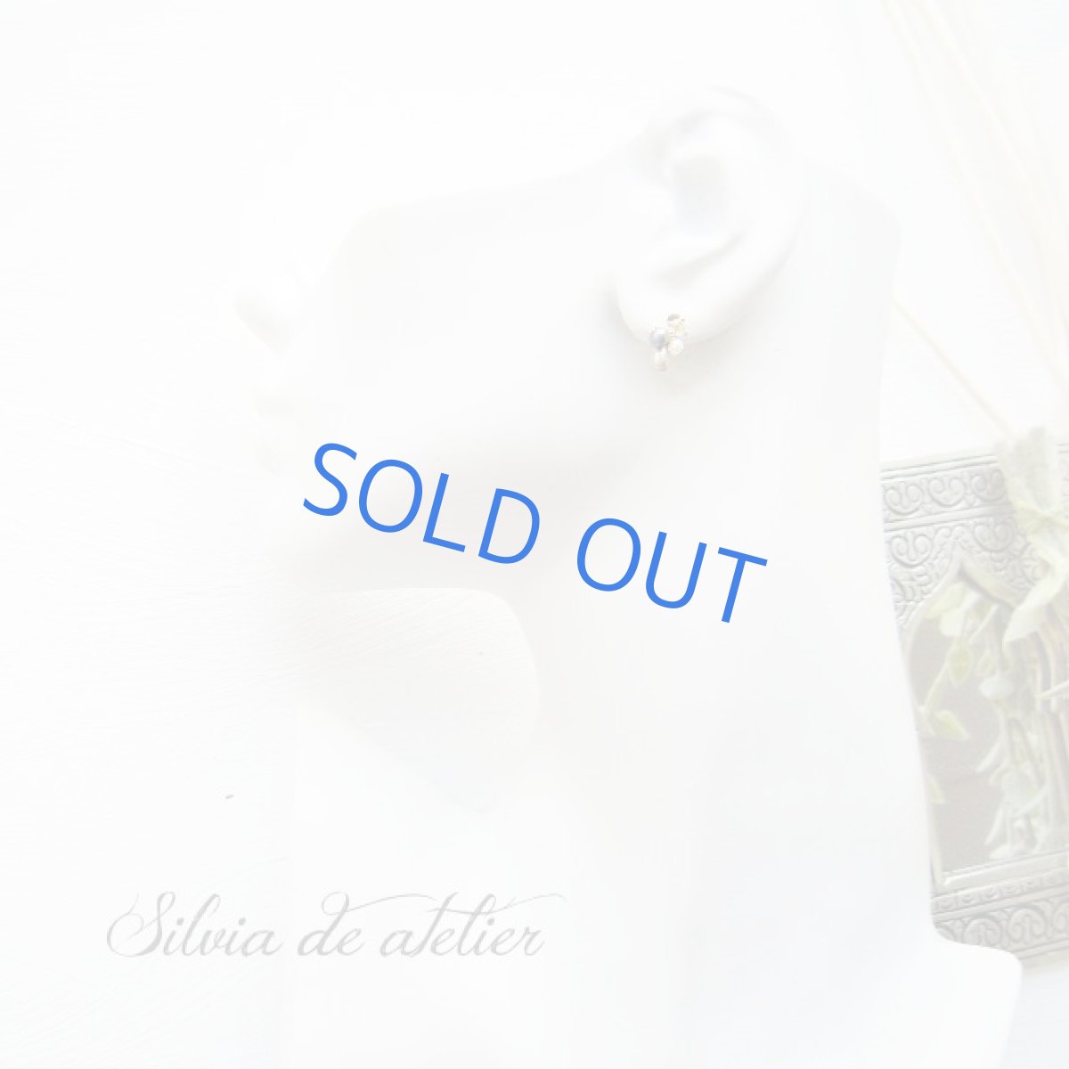 画像5: 〜プチピアス〜　3トーン淡水パール　ジルコニアチタンポスト　ピアス (5)