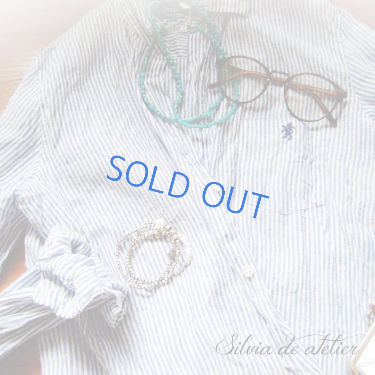 画像5: 淡水パール　ヘマタイトクロス　アンティークシルバービーズ　3連ブレスレット (5)