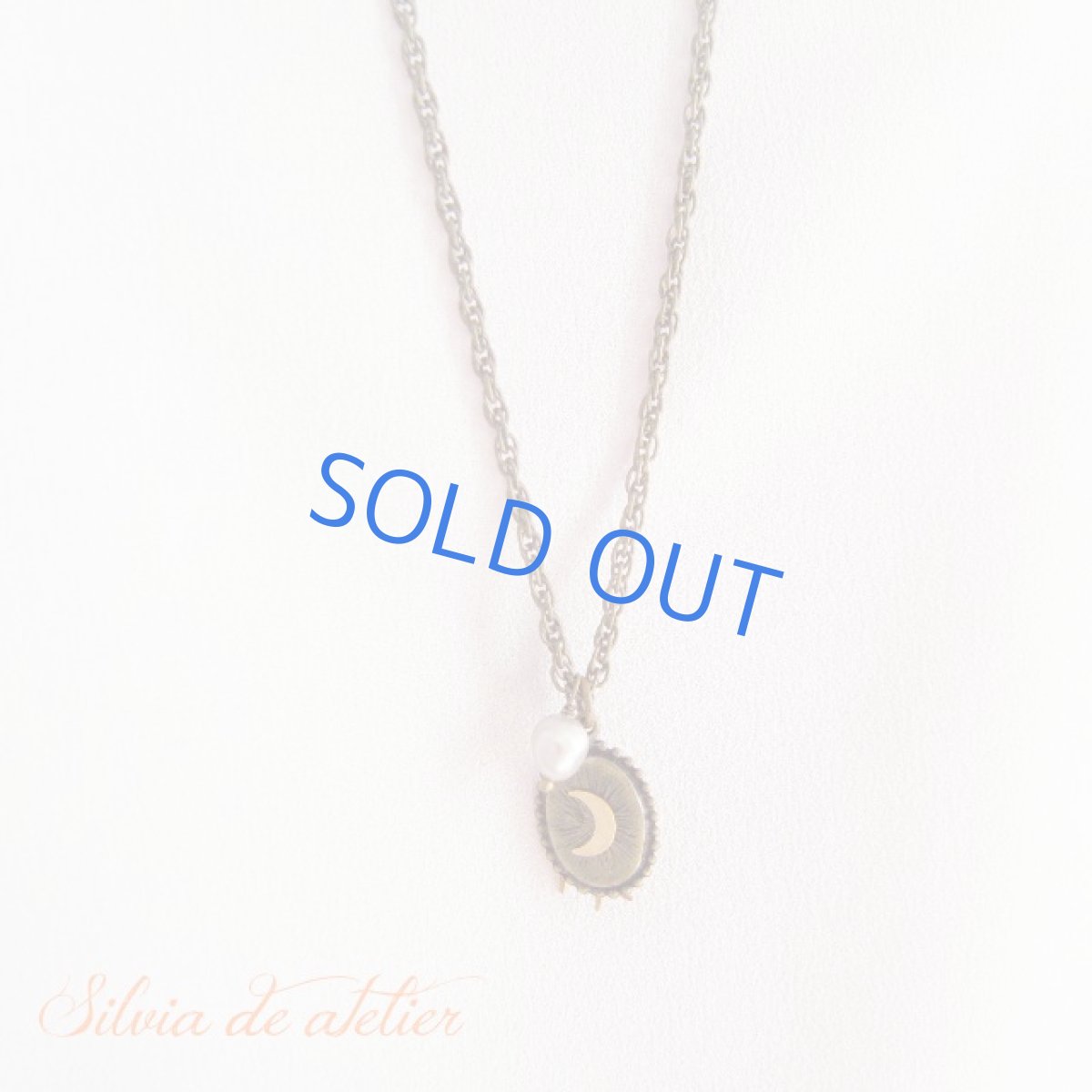 画像3: 【Storyシリーズ】よだかの星　3つ星　樹脂カボション　アンティークゴールドチェーン　ロングネックレス＜C＞ (3)