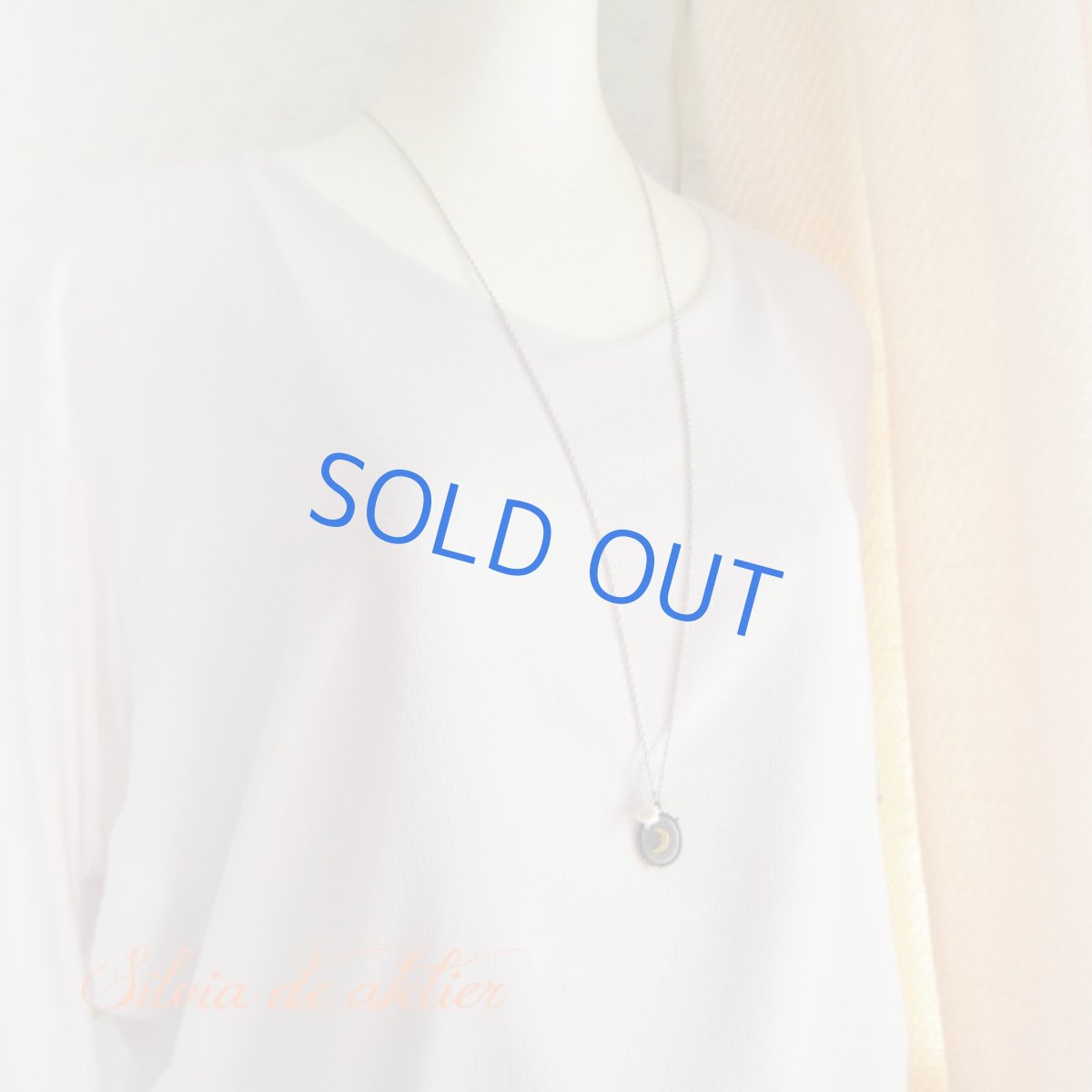 画像4: 【Storyシリーズ】やまなし　スターフィッシュ　樹脂カボション　ロジウムシルバーチェーン　ロングネックレス (4)