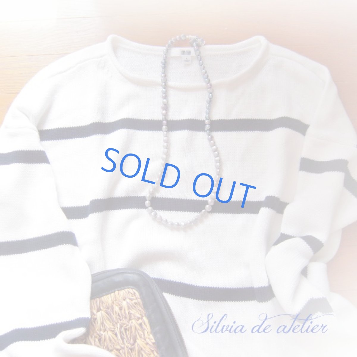 画像3: パープルグレー淡水パール＆シルバーグレー淡水パールバロック　バイカラー　ロングネックレス (3)