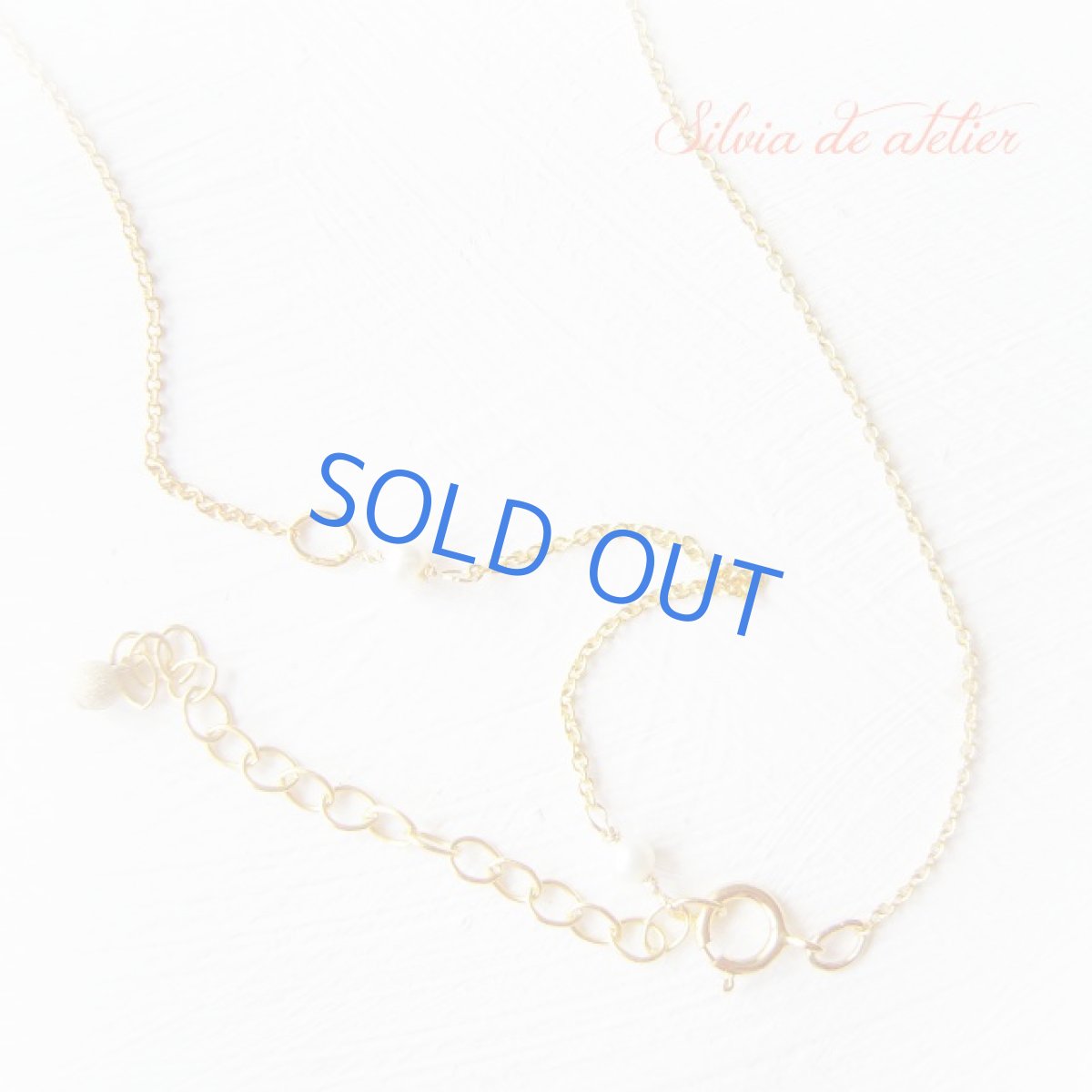 画像3: AAAランク　Mサイズ　インカローズ　プレーン　ペアシェイプ　ドロップ　＆　淡水パール　14kgfネックレス　約45cm＋アジャスター (3)