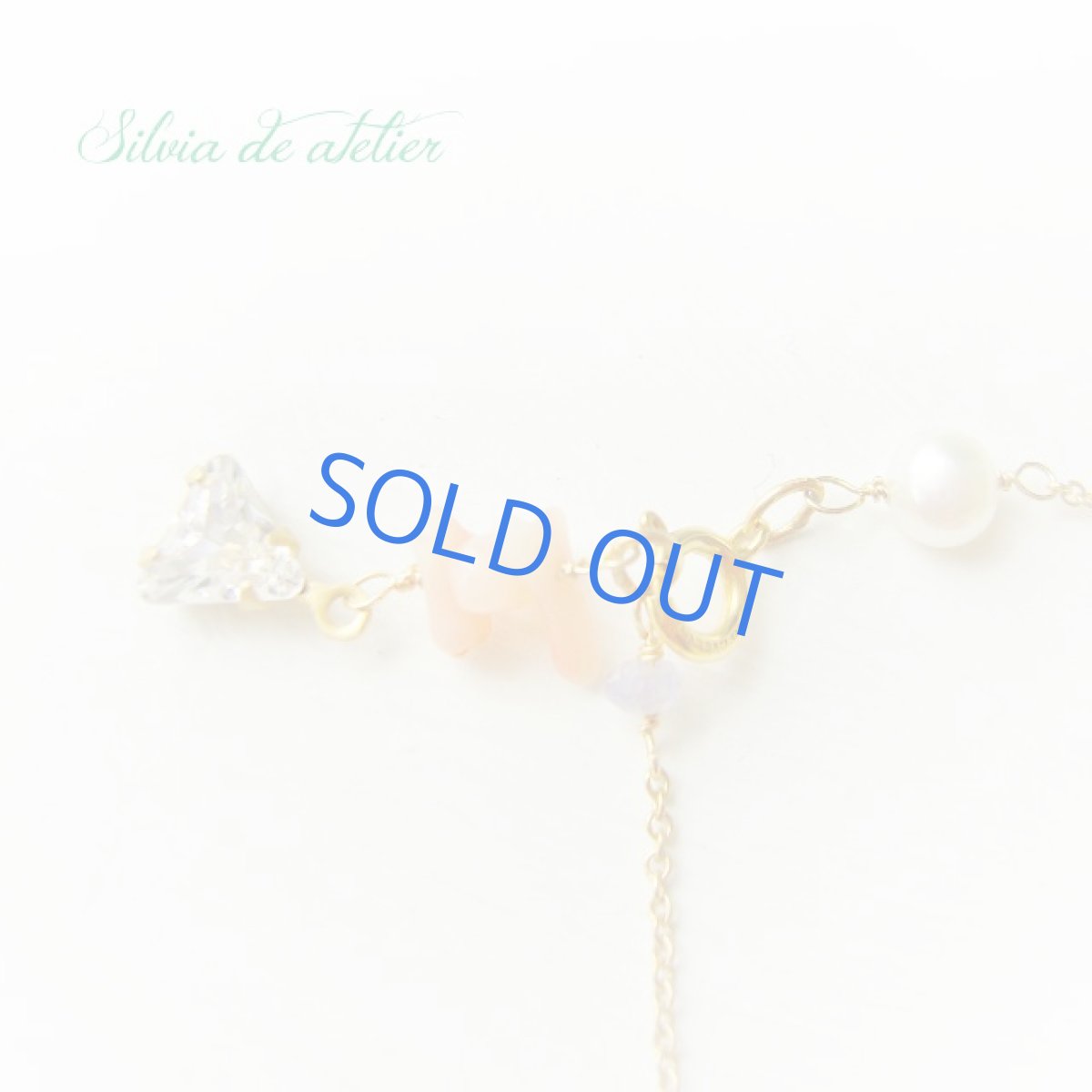 画像2: レモンクォーツ＆コーラル　タンザナイト　14kgfブレスレット (2)