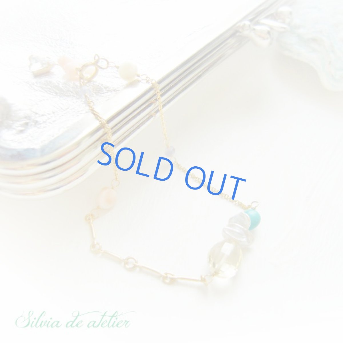 画像3: レモンクォーツ＆コーラル　タンザナイト　14kgfブレスレット (3)