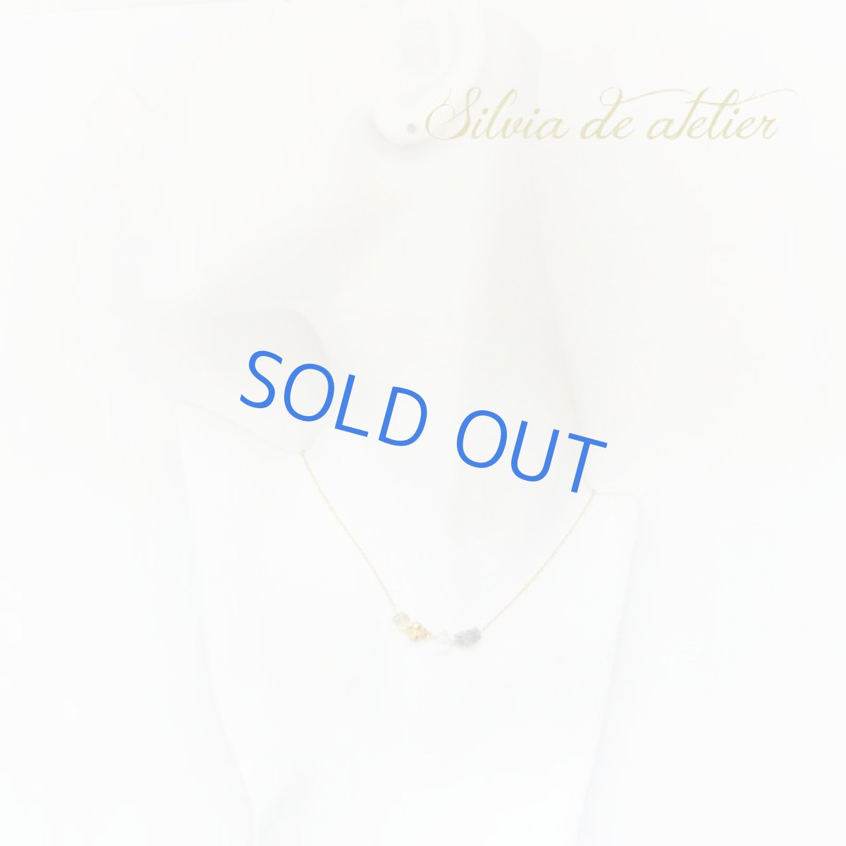 画像5: ラブラドライト＆シャンパンクォーツキューブ　デザイン　14kgfネックレス (5)