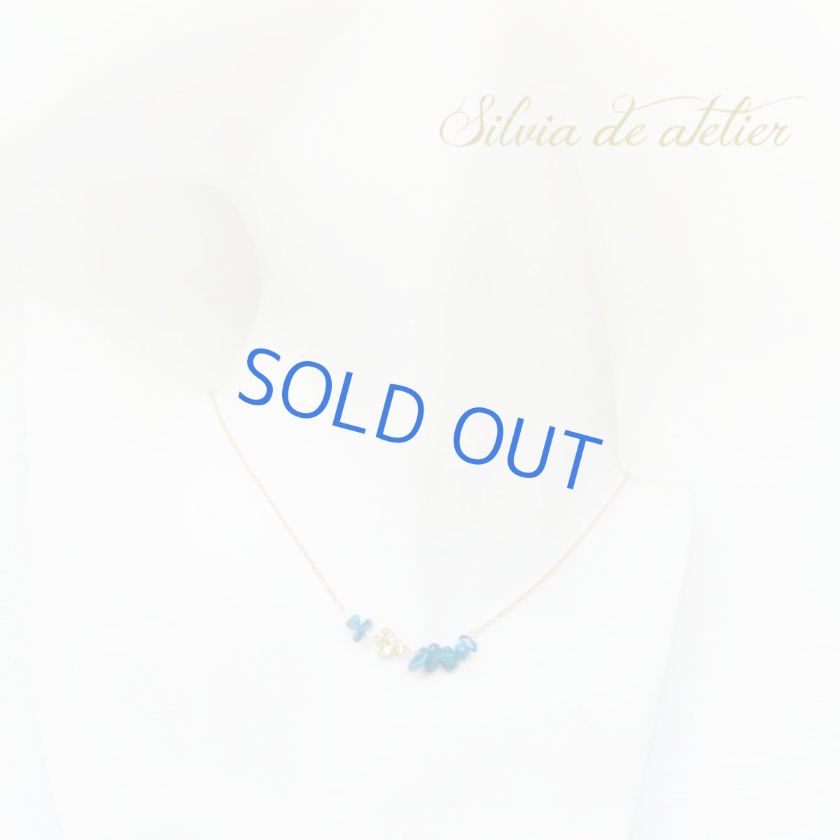 画像3: アパタイトタンブルチップ　イエロースワロフスキー　14kgfネックレス (3)