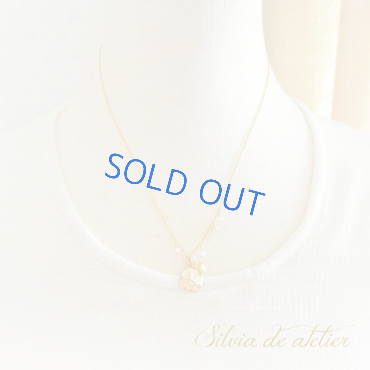 画像4: ビーズフリンジ　サンドダラー＆シェルチャーム　14kgfネックレス (4)