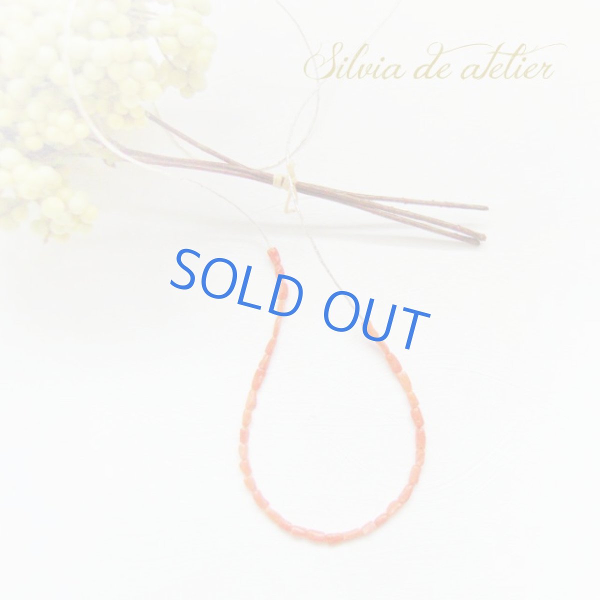 画像3: カレンシルバー950　サルディーニャ産レッドコーラル　ロングネックレス（約90ｃｍ+アジャスター） (3)