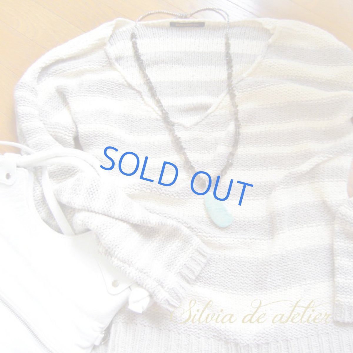 画像5: ２WAY　大粒　アマゾナイト　タンブル　スモーキークォーツ　アンティークシルバー　ロングネックレス (5)