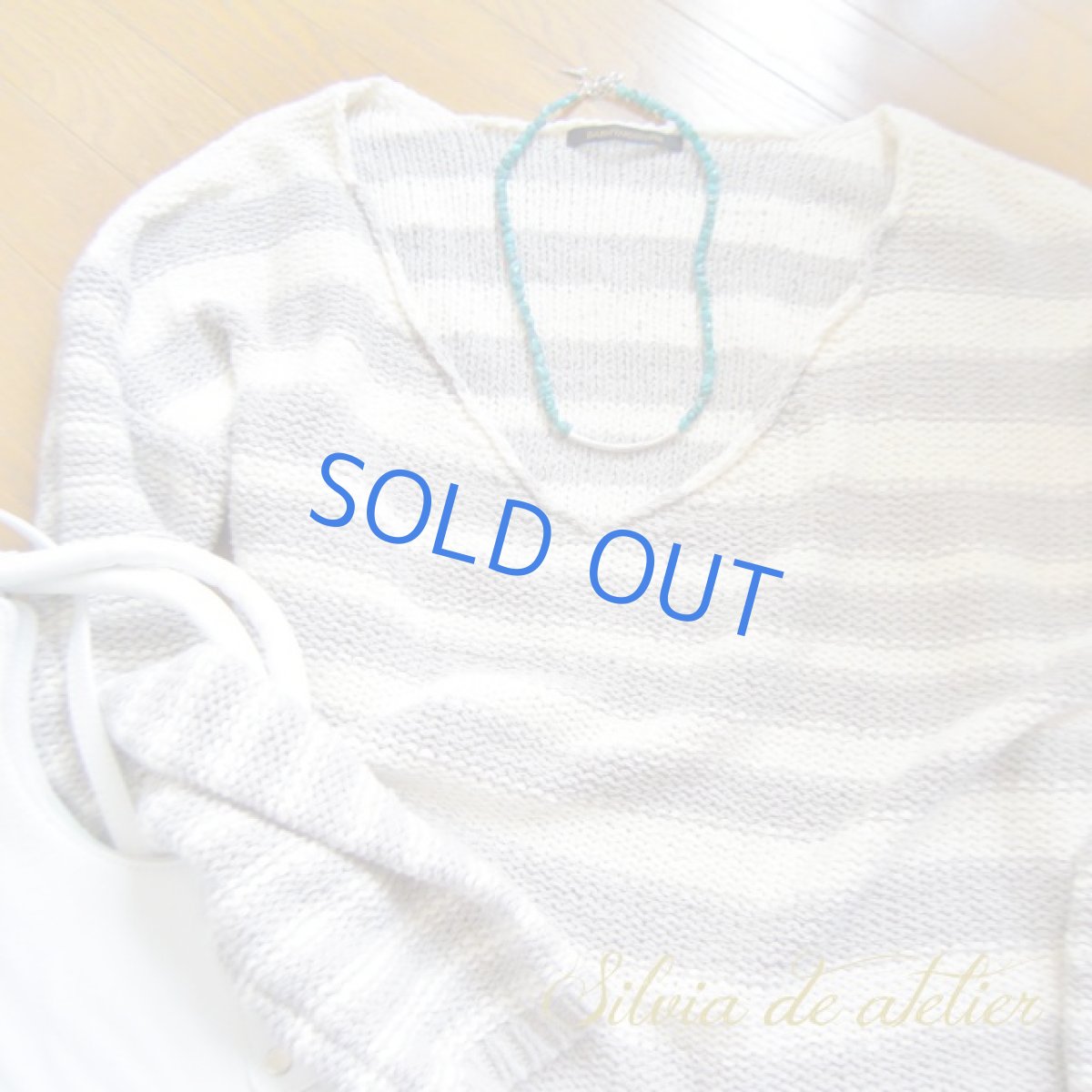 画像5: ＜2種類展開＞天然ターコイズ　タンブル　ネックレス　シルバーチューブ　ショートネックレス (5)