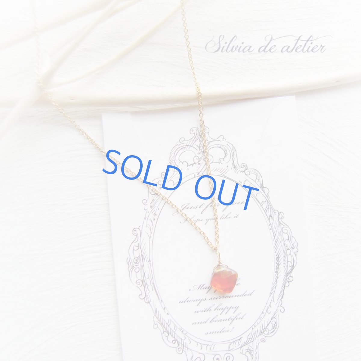 画像3: 希少！限定　ブラジル産　マデイラシトリン　スクエアカット　14kgfネックレス (3)