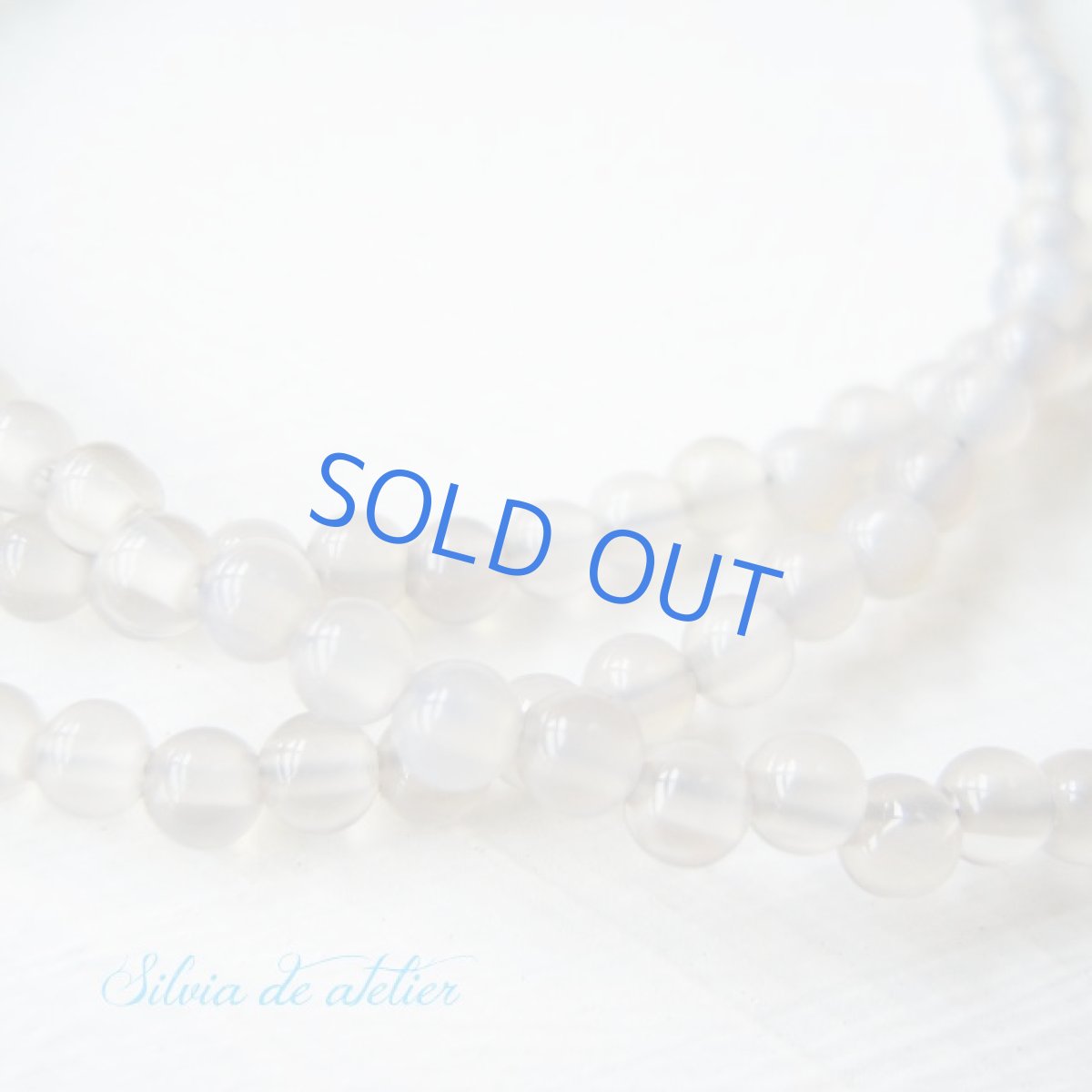 画像3: 【Flower】　1点もの　デンドリティック　アゲート　グレーオニキス　ミディアムネックレス (3)