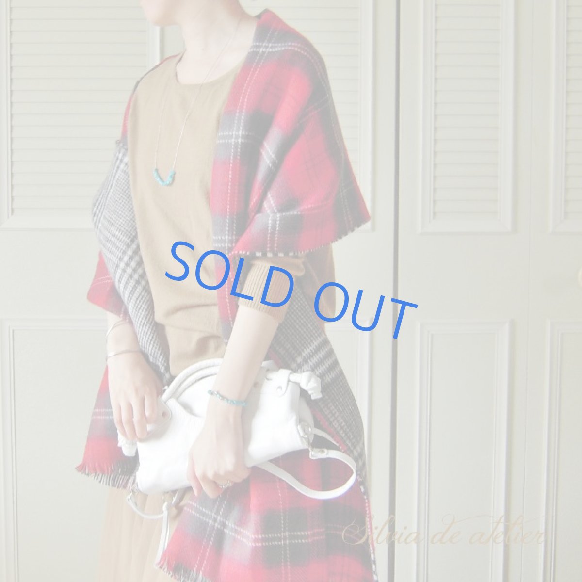 画像2: 再入荷♪カレンシルバー950　アリゾナ産　スリーピングビューティーターコイズ　タンブル　ミディアムネックレス（約75ｃｍ+アジャスター） (2)