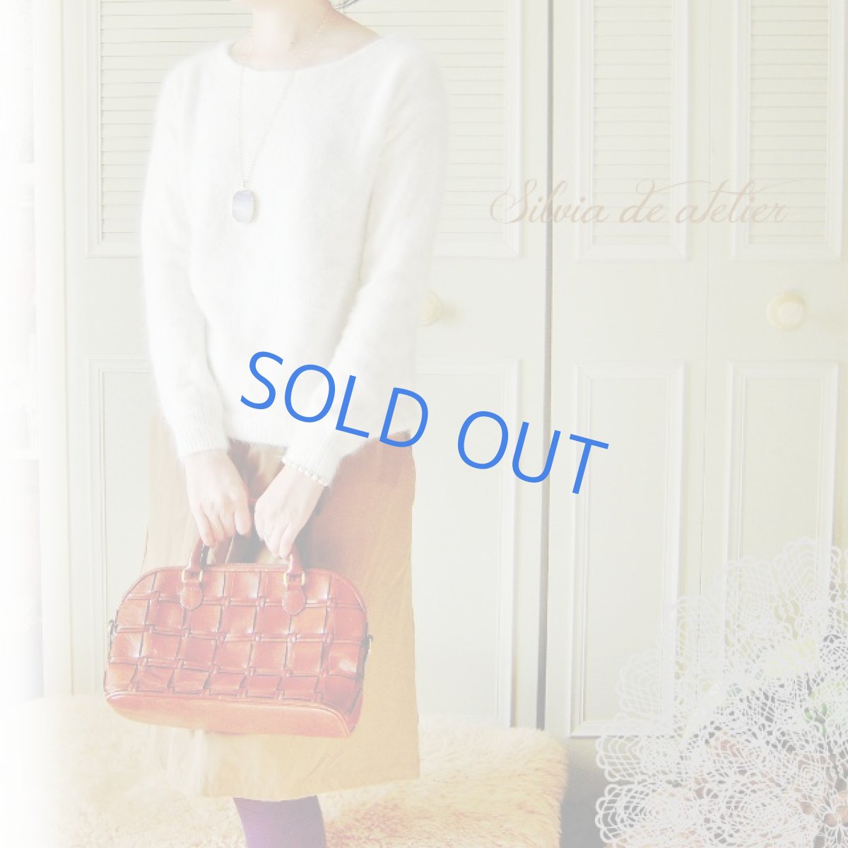 画像5: ◇Stone　Age◇１点もの　ドゥルージー　ブルーレースアゲート　ペンダント　ゴールドネックレス (5)