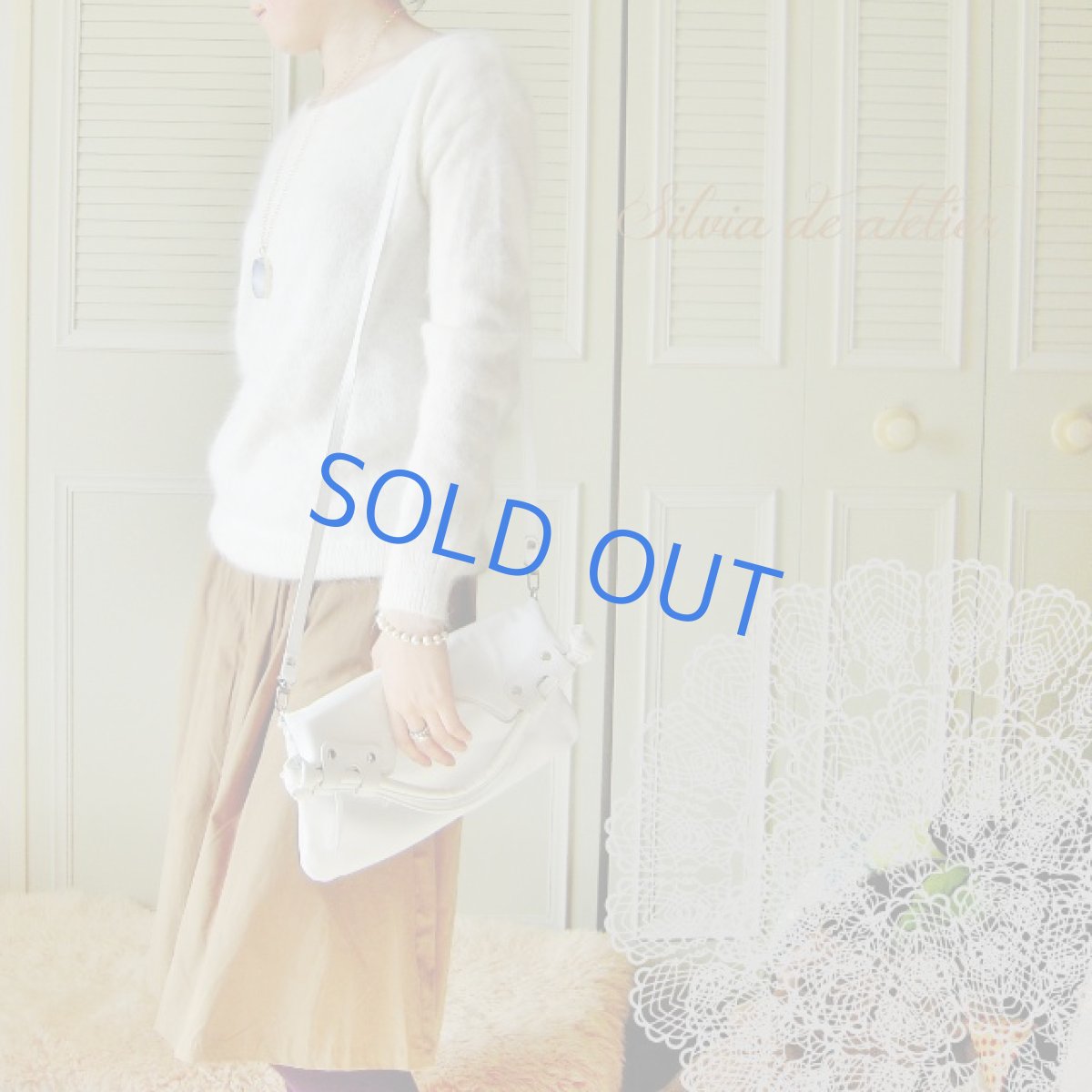 画像6: ◇BEACH◇１点もの　ドゥルージー　ブルーレースアゲート　ペンダント　ゴールドネックレス (6)