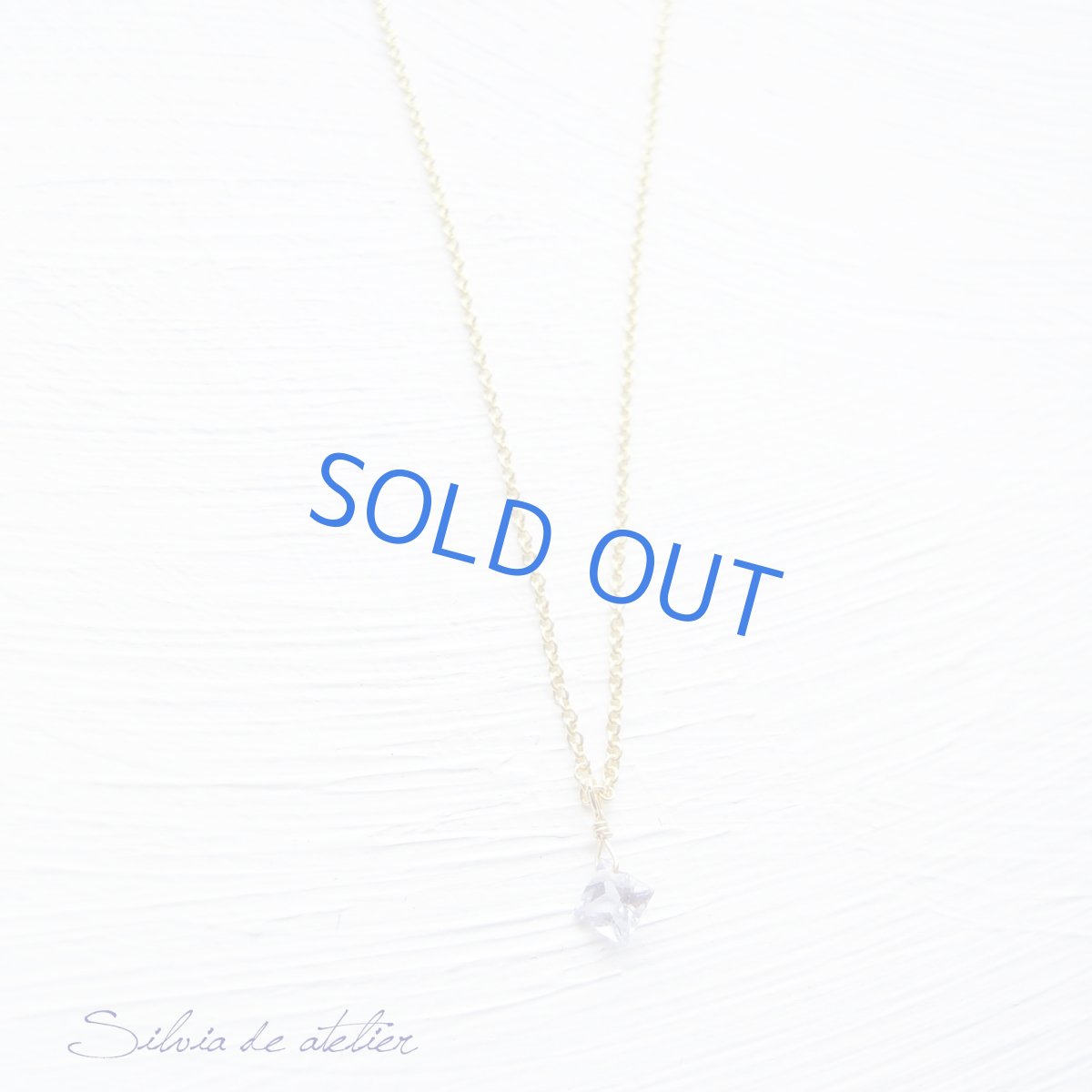 画像2: スリランカ産非加熱　AAA　ブルーサファイア　ダイヤカット　14kgfネックレス (2)