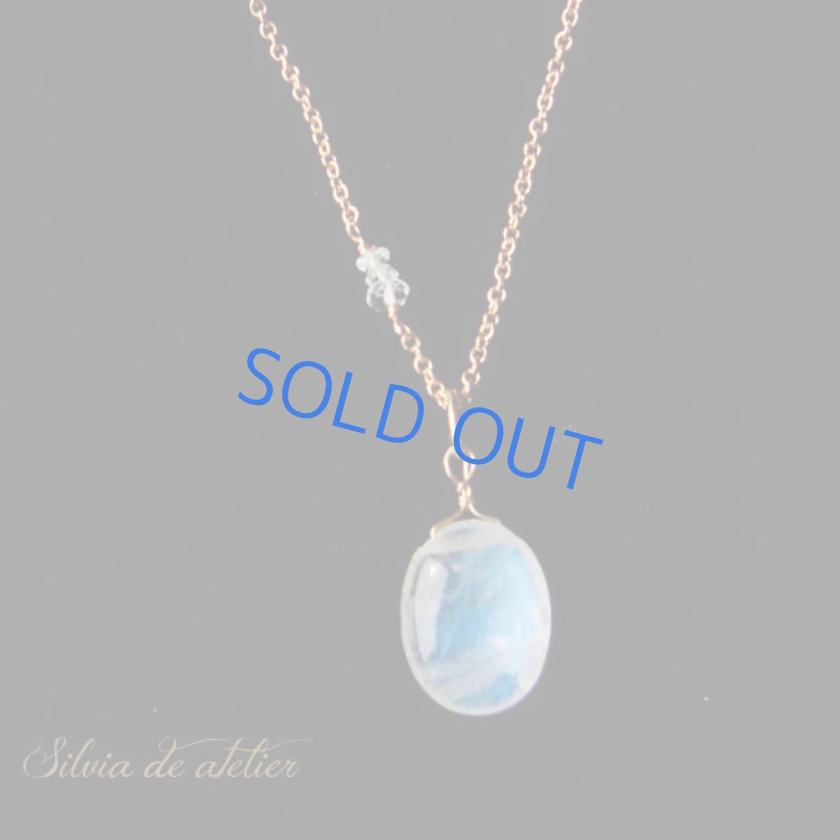 画像3: 1点もの　大粒　AAA++　ロイヤルムーンストーン　オーバルカボション　50cm　14kgfネックレス (3)