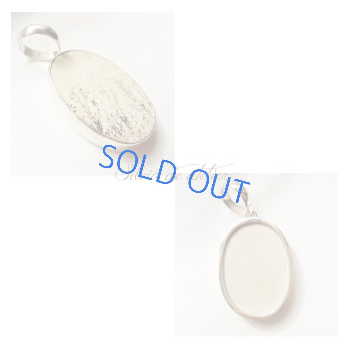 画像3: 【Nostalgia】1点もの　デンドリティック　ジャスパー　革コードネックレス (3)