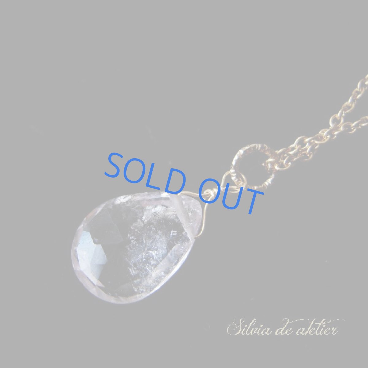 画像3: 大粒　AAA　モルガナイト（ピンクアクアマリン）　ペアシェイプ　ドロップ　14kgfネックレス (3)