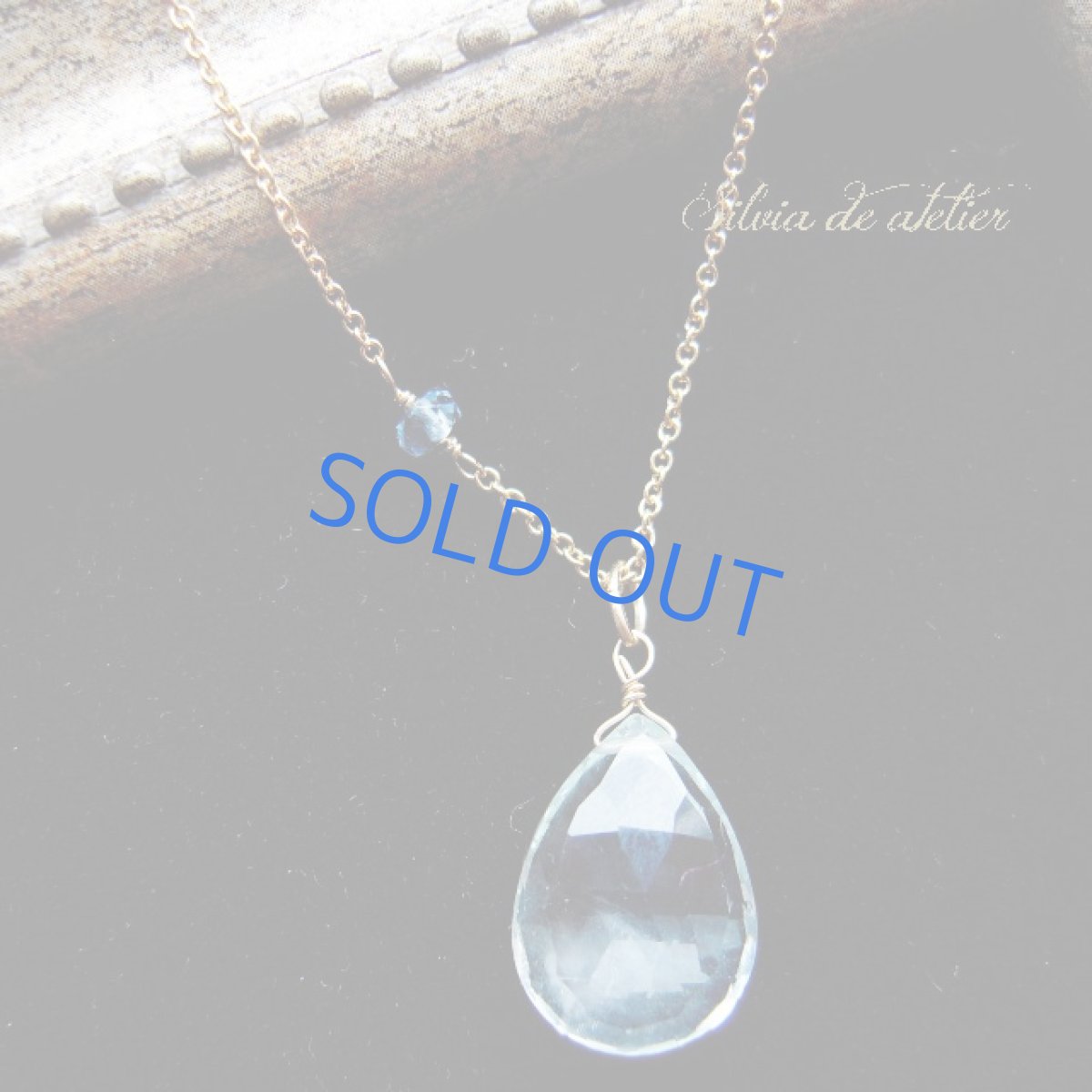 画像3: 1点もの　大粒　AAA　グリーンアクアマリン　ペアシェイプ　ドロップ　アシンメトリー　50cm　14kgfネックレス (3)