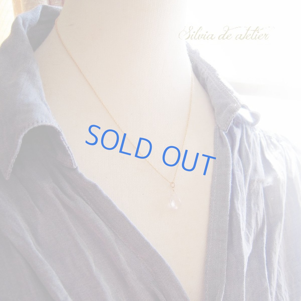 画像5: 大粒　AAA　モルガナイト（ピンクアクアマリン）　ペアシェイプ　ドロップ　14kgfネックレス (5)