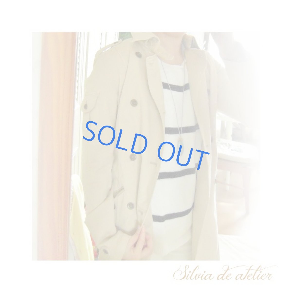 画像3: 大粒アマゾナイト　フラットタンブル　天然ピンクコーラルフリンジ　シルバーロングネックレス (3)