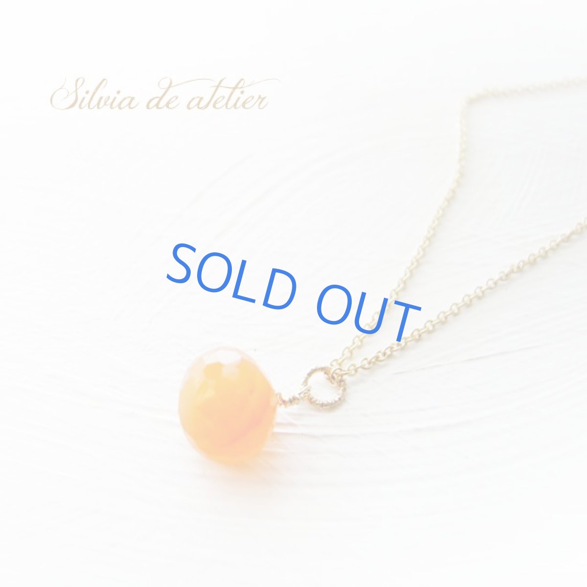 画像3: カーネリアン ブリオレットオニオン 一粒 14kgfネックレス (3)