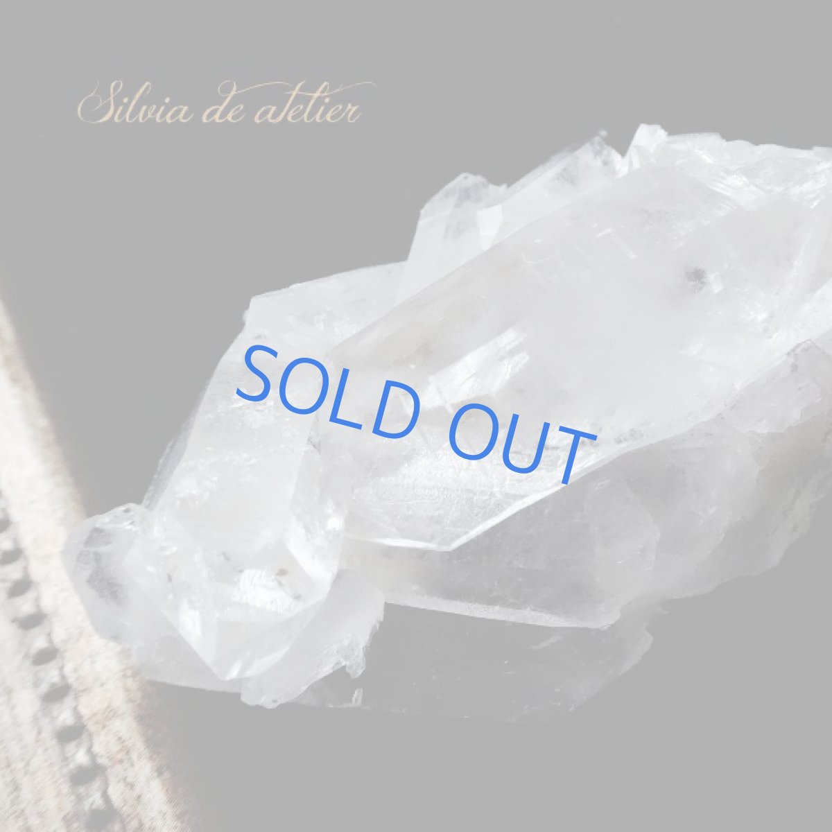 画像3: ＜１点もの＞USA　アーカンソー州産　クリスタル　ミニクラスター　 (3)