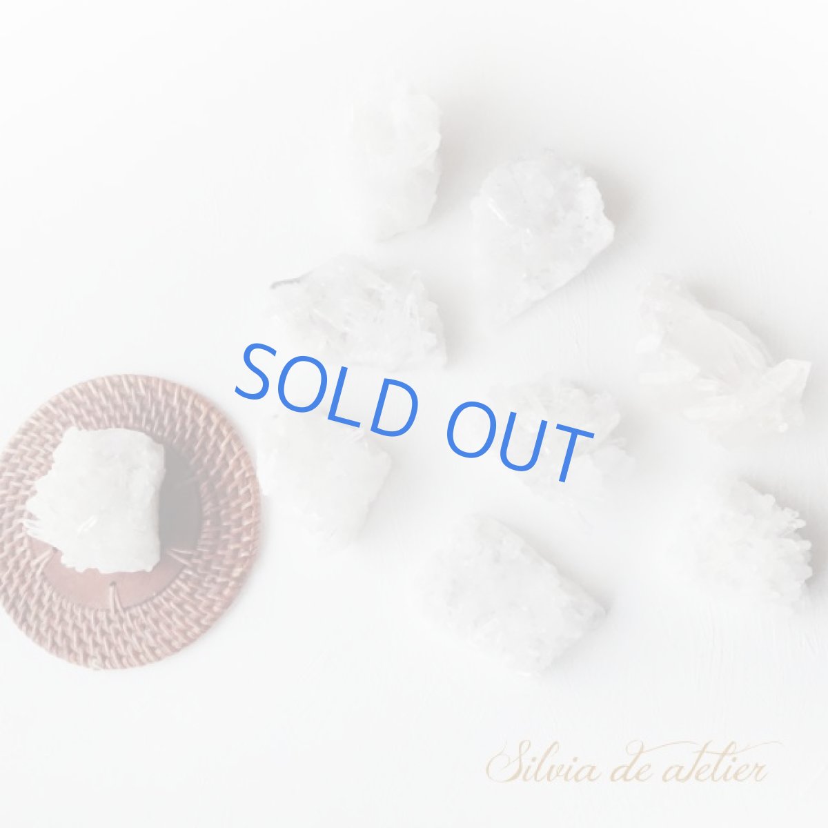 画像6: ＜１点もの＞USA　アーカンソー州産　クリスタル　ミニクラスター　 (6)