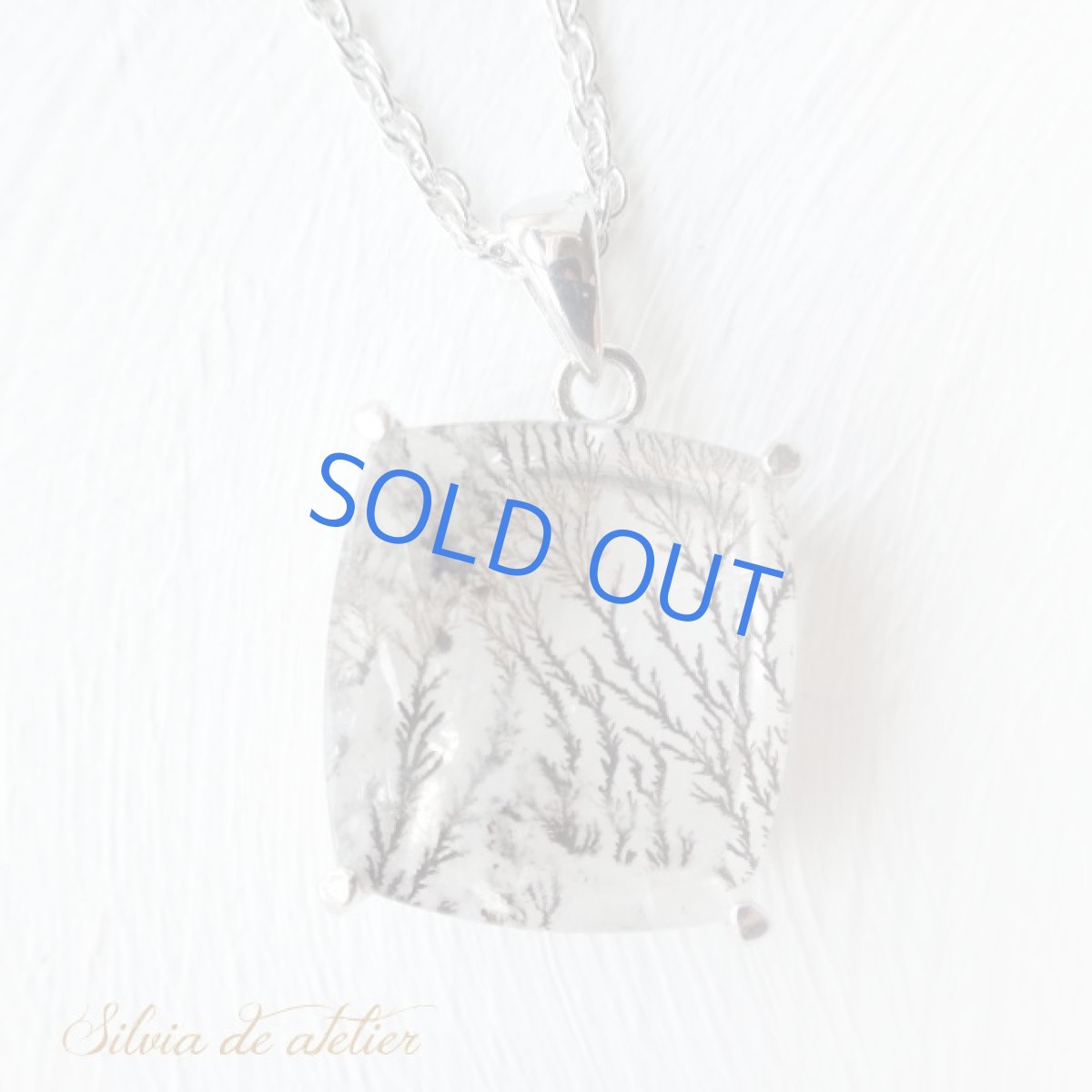 画像2: 希少♪デンドライトインクォーツ　MIST　シルバーペンダント (2)