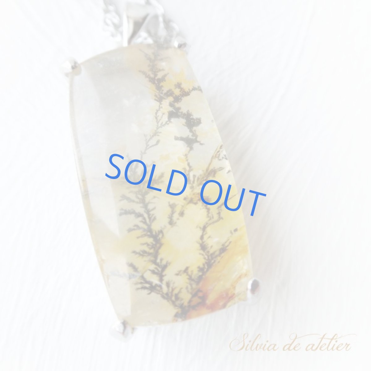 画像5: 希少♪デンドライトインクォーツ　黄昏　シルバーペンダント (5)