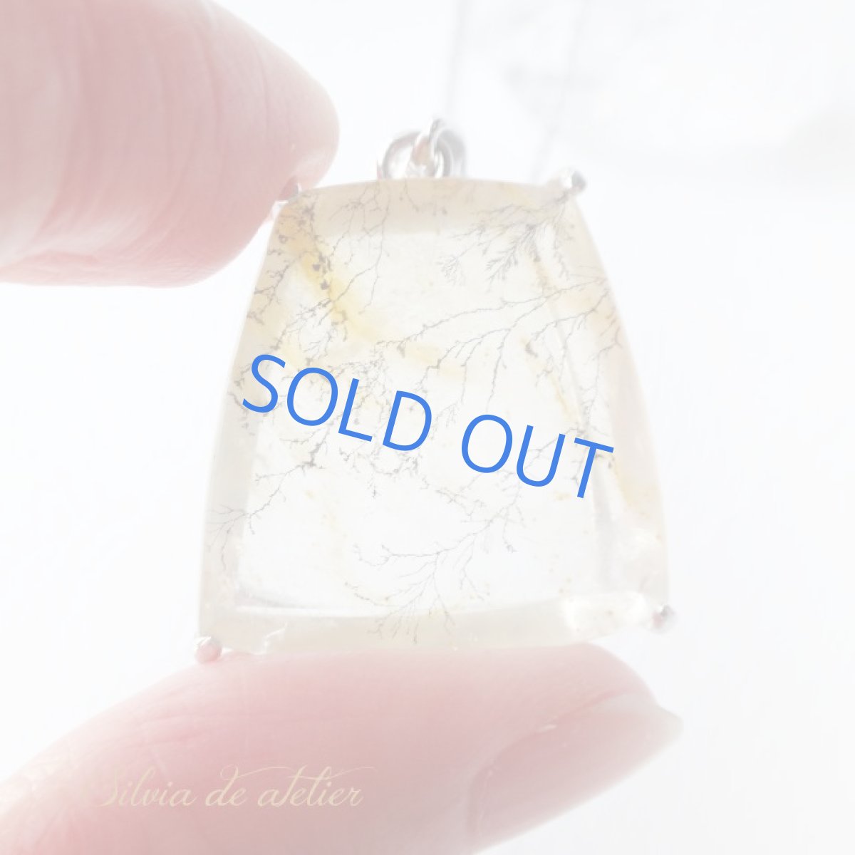 画像4: 希少♪デンドライトインクォーツ　Spring　シルバーペンダント (4)