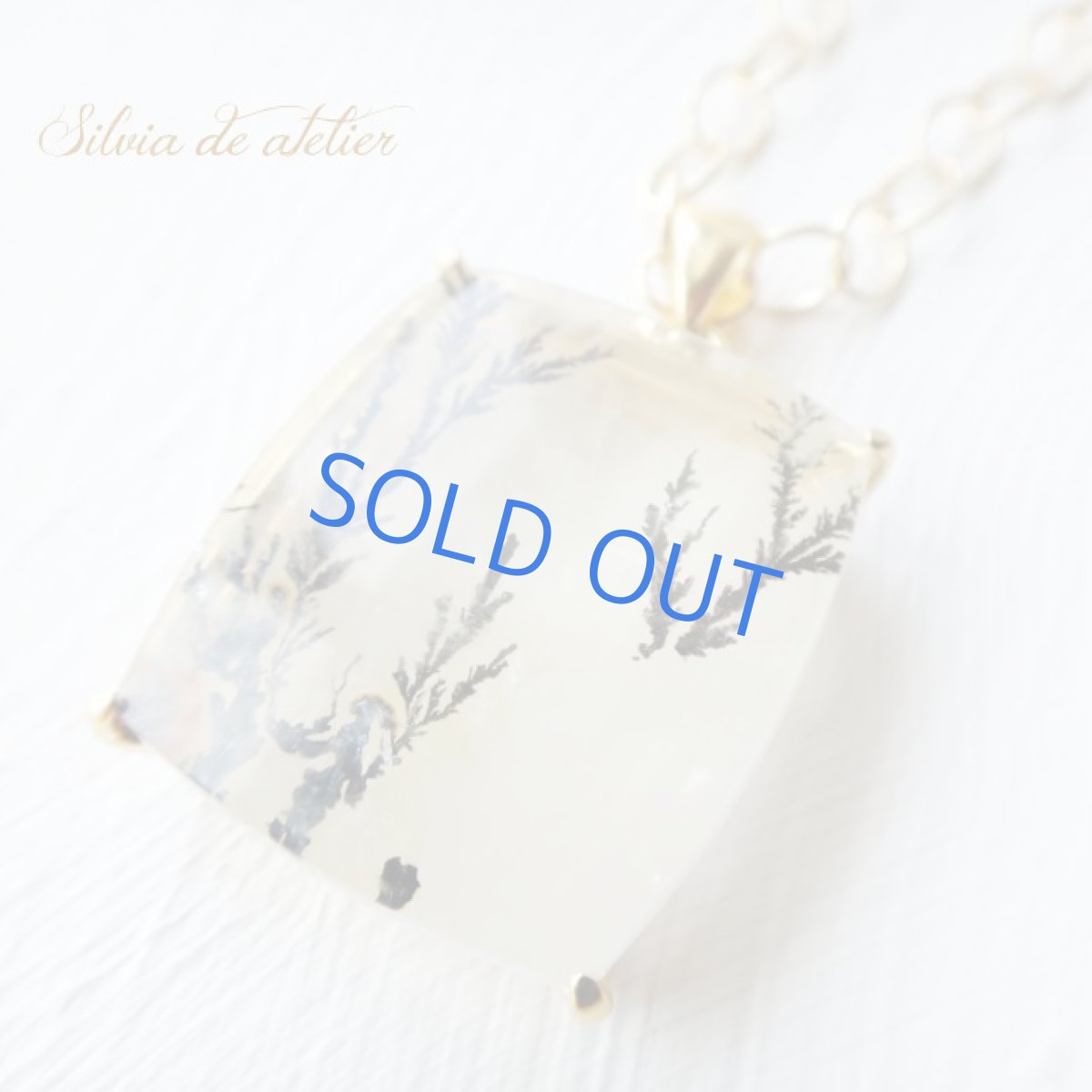 画像2: 希少♪デンドライトインクォーツ　TREES　ゴールドペンダント (2)