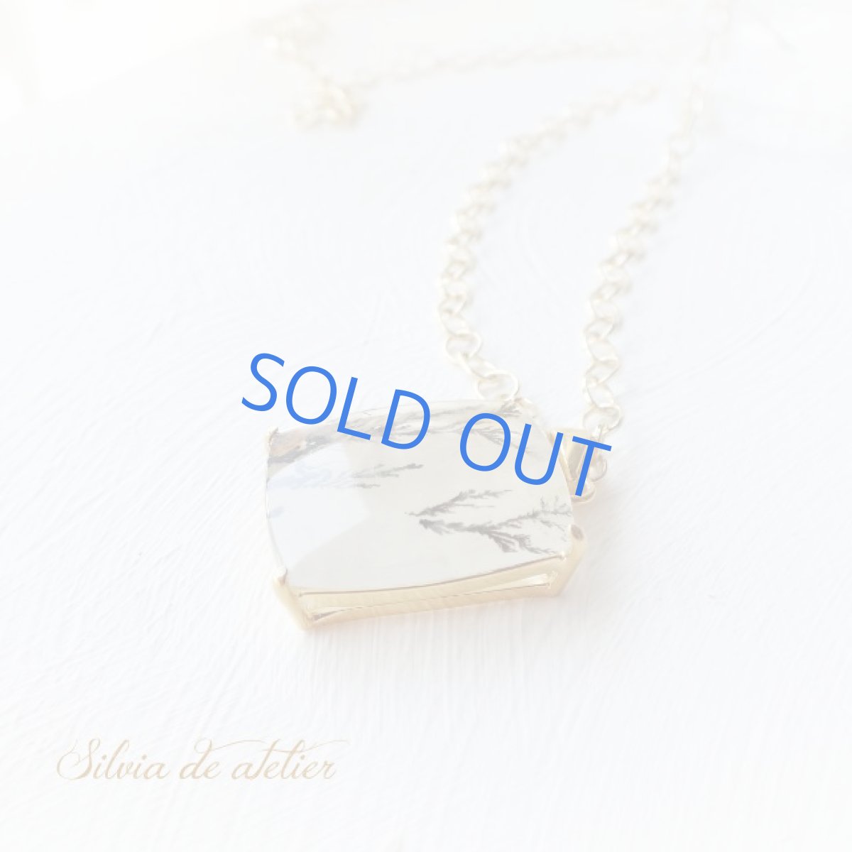 画像4: 希少♪デンドライトインクォーツ　TREES　ゴールドペンダント (4)