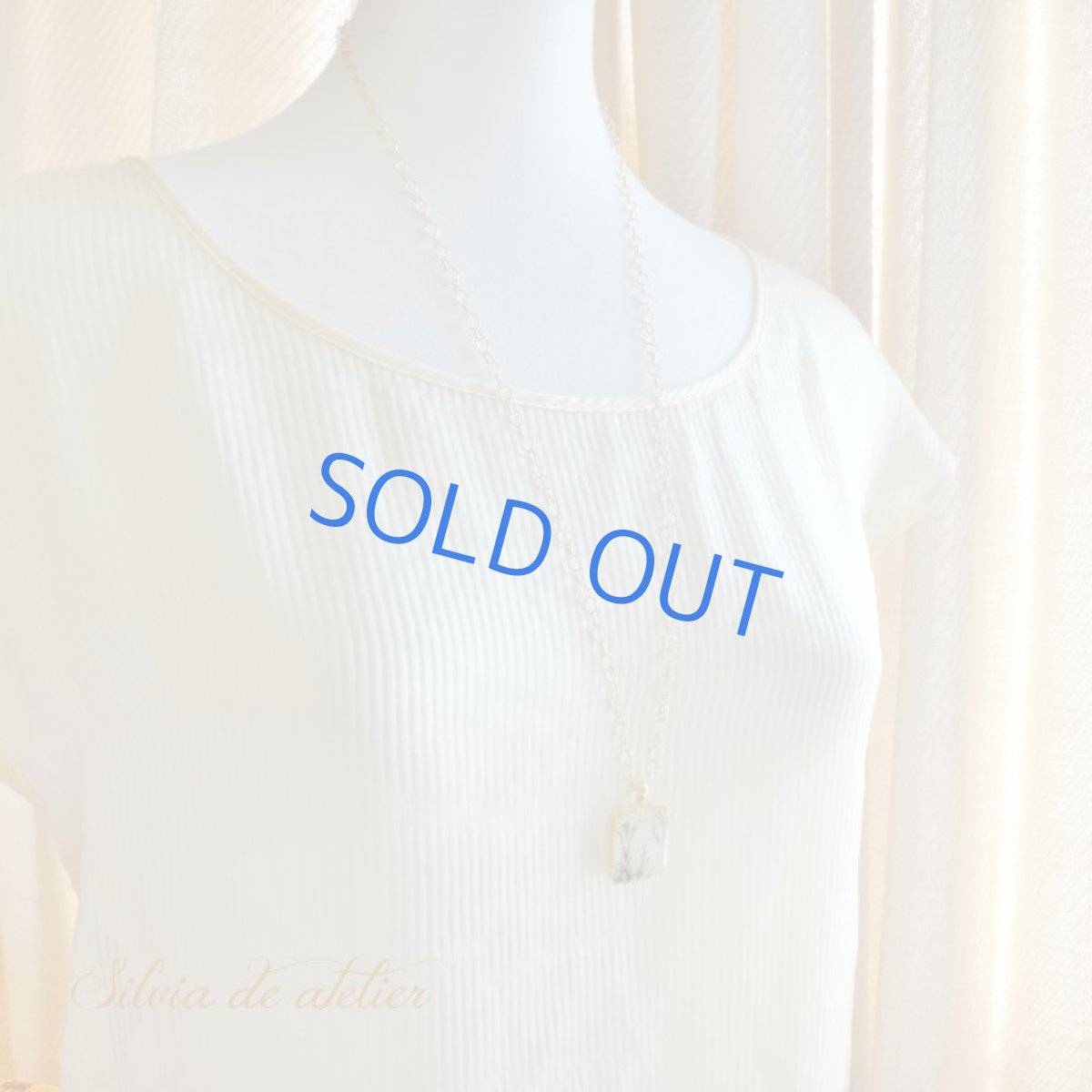 画像6: 希少♪デンドライトインクォーツ　TREES　ゴールドペンダント (6)