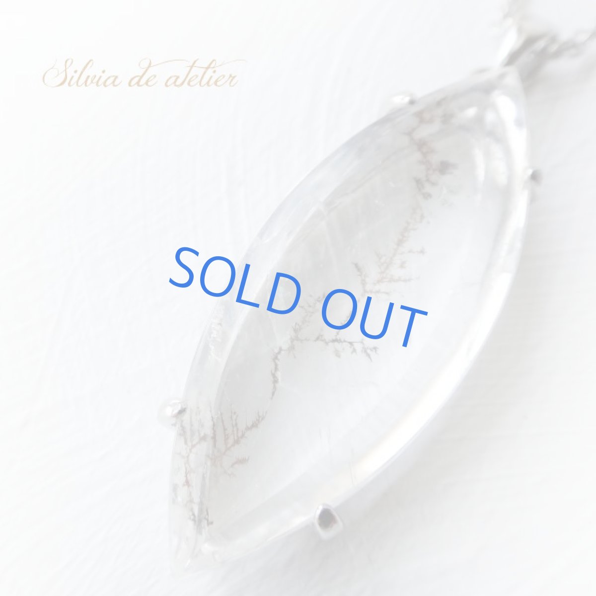 画像2: 希少♪デンドライトインクォーツ　ichirin　シルバーペンダント (2)