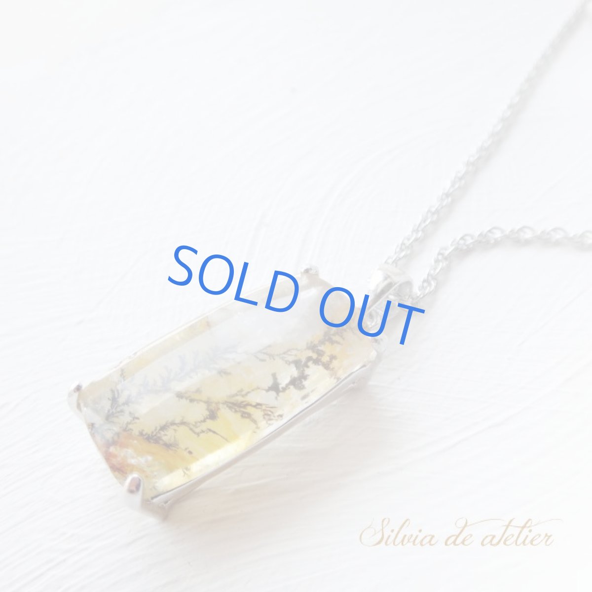 画像2: 希少♪デンドライトインクォーツ　黄昏　シルバーペンダント (2)