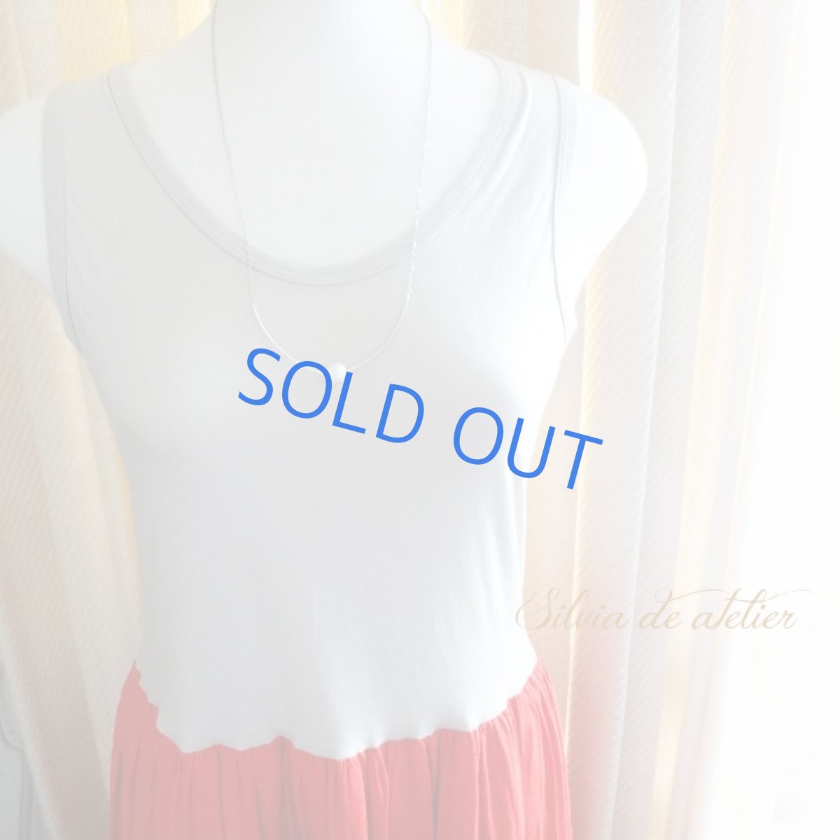 画像4: 1点もの　淡水パール　シルバーパーツ　ロングネックレス (4)