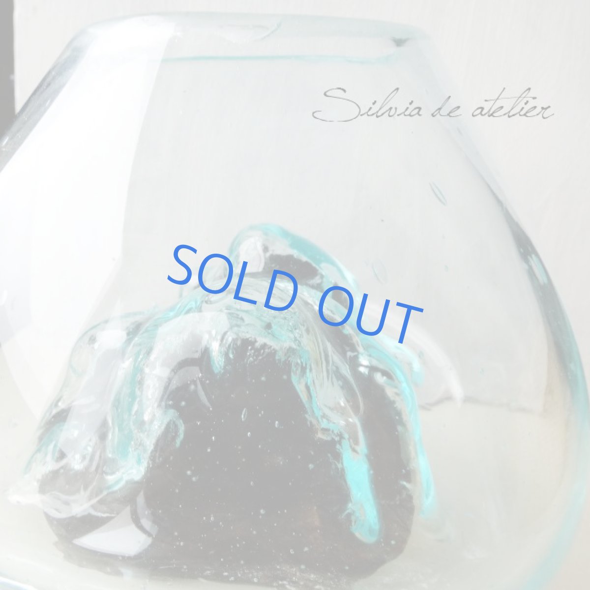 画像6: ＜浄化用・B＞LL粒高品質クリスタルチップ付き　流木ガラスセット　テラリウムポット (6)