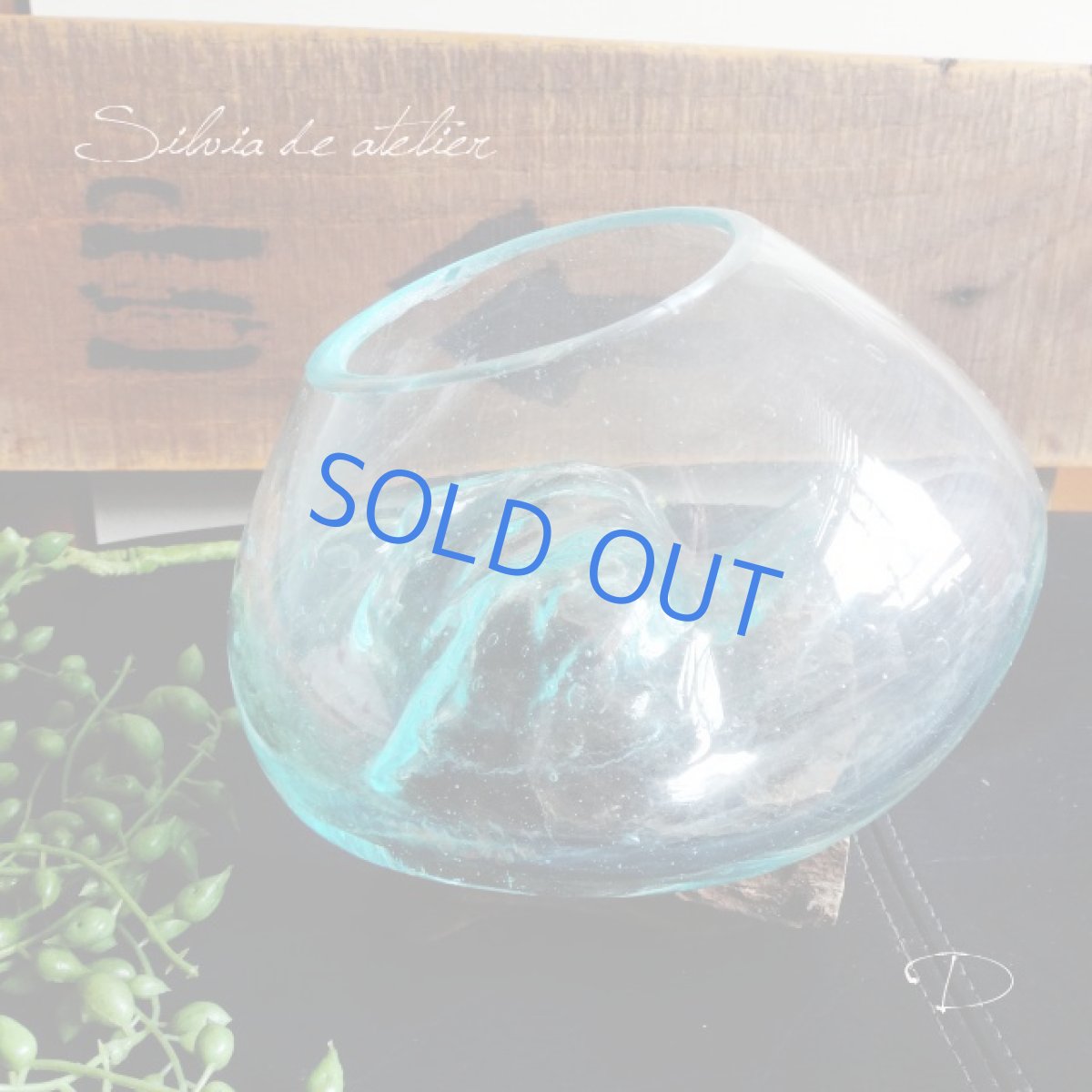 画像4: ＜浄化用・D＞LL粒高品質クリスタルチップ付き　流木ガラスセット　テラリウムポット (4)