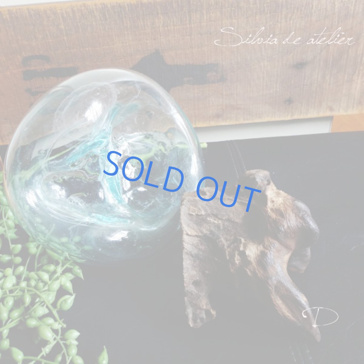 画像5: ＜浄化用・D＞LL粒高品質クリスタルチップ付き　流木ガラスセット　テラリウムポット (5)