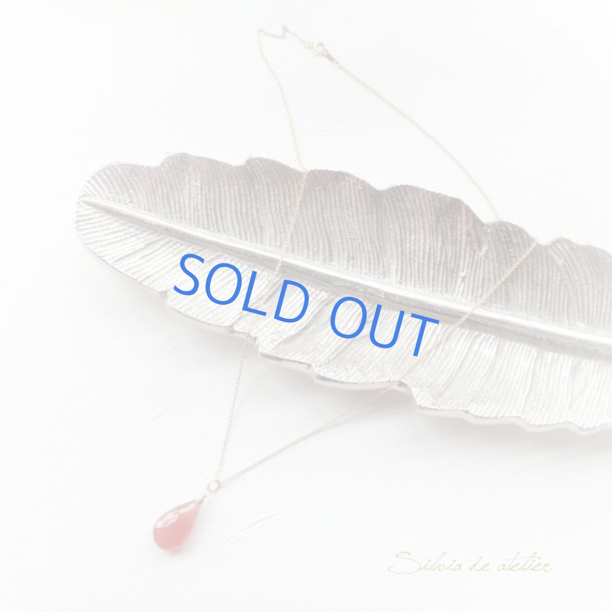 画像4: ＜１点もの・G＞　超大粒　AAA　ペルー産インカローズ　カットペアシェイプ　５０センチ14kgfネックレス (4)