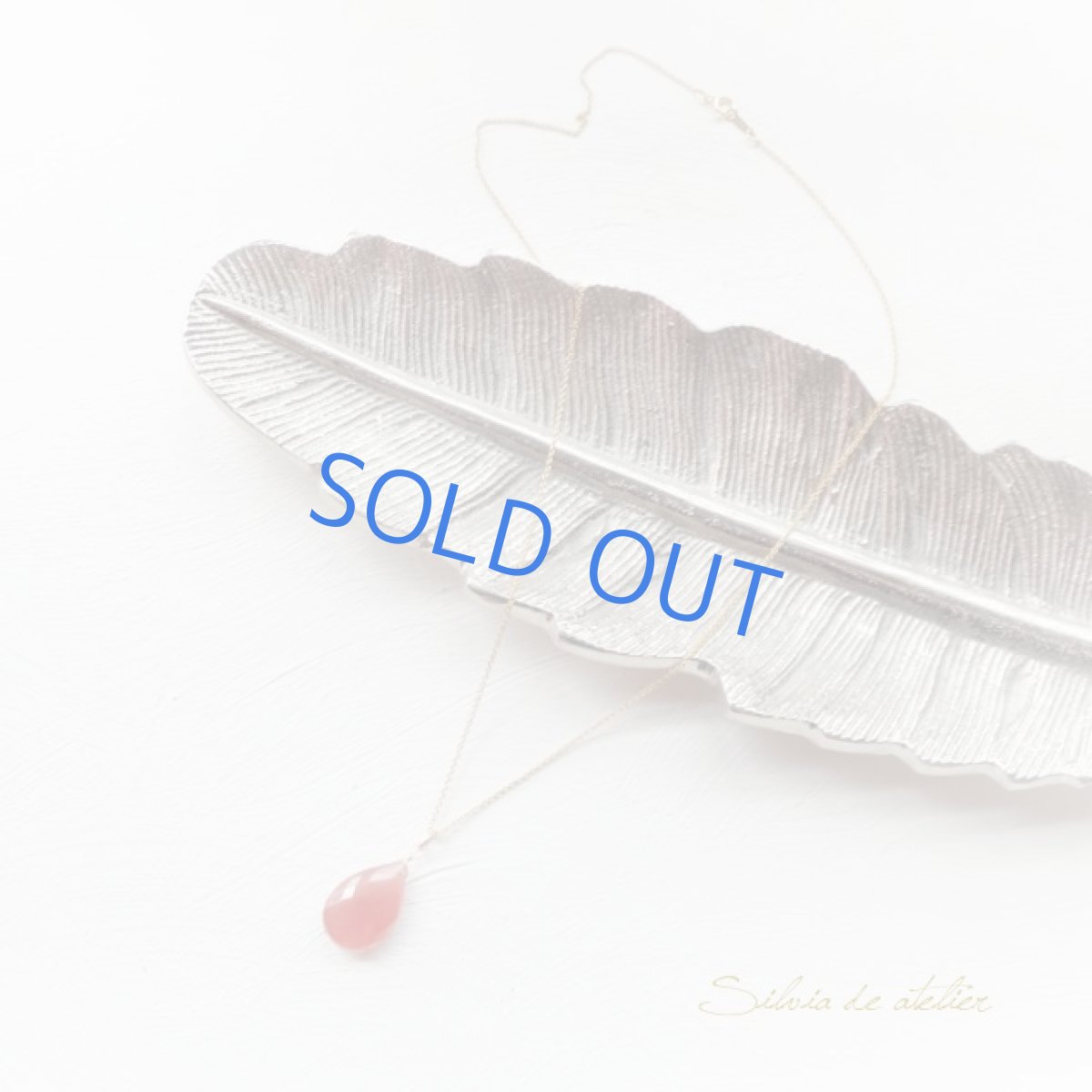 画像4: ＜１点もの・E＞　超大粒　AAA　ペルー産インカローズ　カットペアシェイプ　５０センチ14kgfネックレス (4)