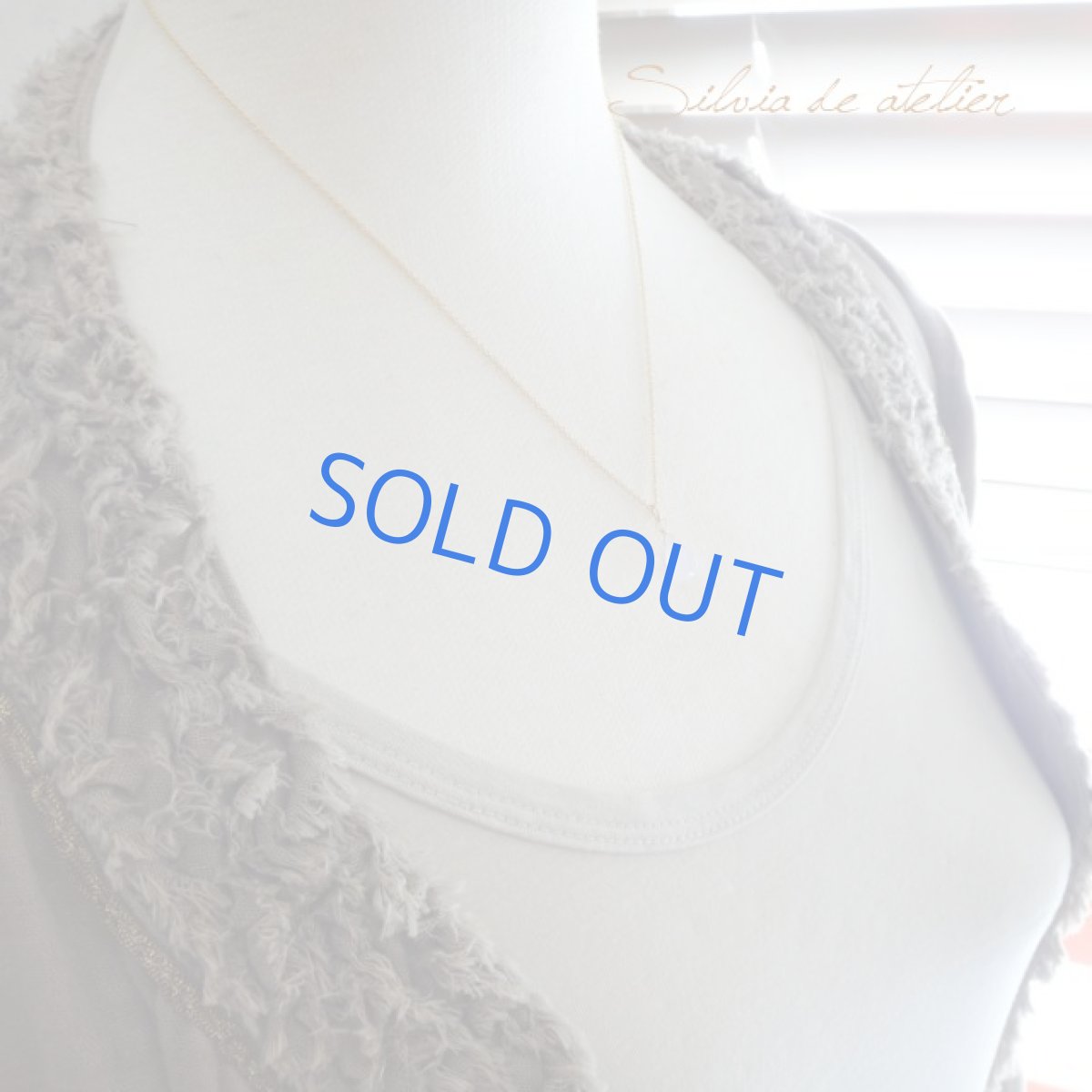 画像7: AAA レアストーン スコロライト(ラベンダークォーツ) ブリオレットドロップ 一粒 14kgfネックレス (7)