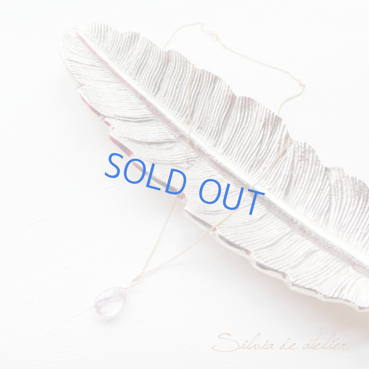 画像4: ＜9thAniv・1点もの＞大粒　ピンクアメジスト　ペアシェイプ　約50センチネックレス (4)