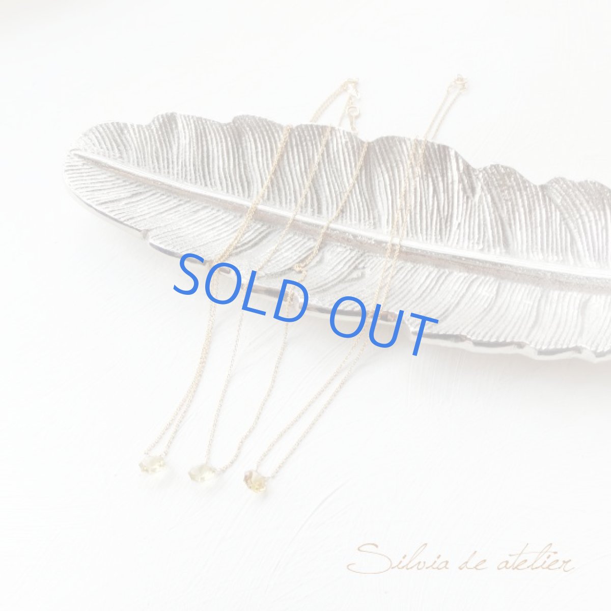 画像5: ＜9thAniv・1点もの＞ダイヤモンドカット　レモンクォーツ＆ビアクォーツ　一粒ネックレス (5)