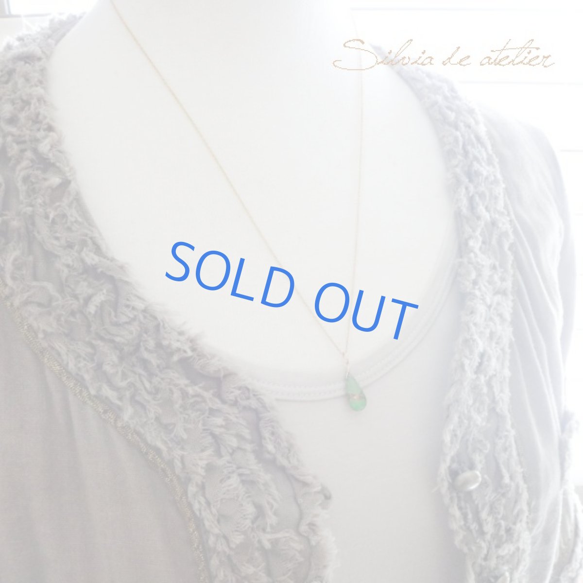 画像8: 残り1 グリーンターコイズ 大粒 スムースペアシェイプ 約50センチ14kgfネックレス (8)