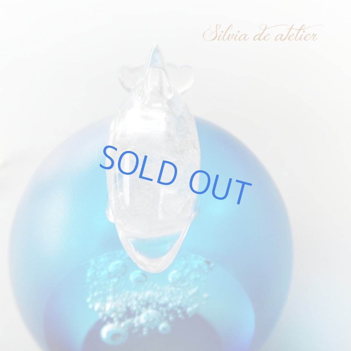 画像2: ＜１点もの＞浄化用　クリスタル　ドルフィン (2)