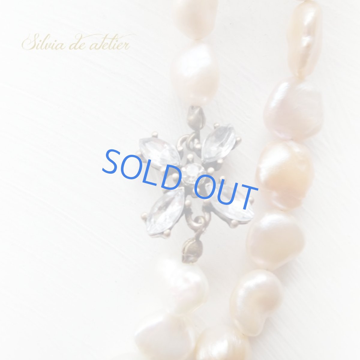 画像2: ＜残り１＞バロック大粒ピンク淡水パール　ロングネックレス　 (2)