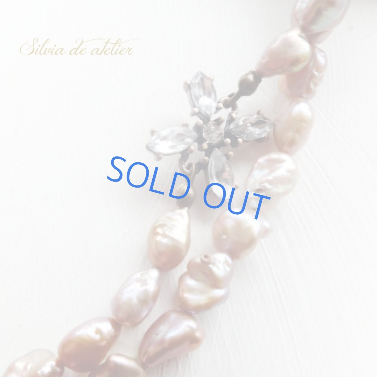 画像3: ＜残り1本＞バロック　ラベンダー淡水パール　ロングネックレス (3)